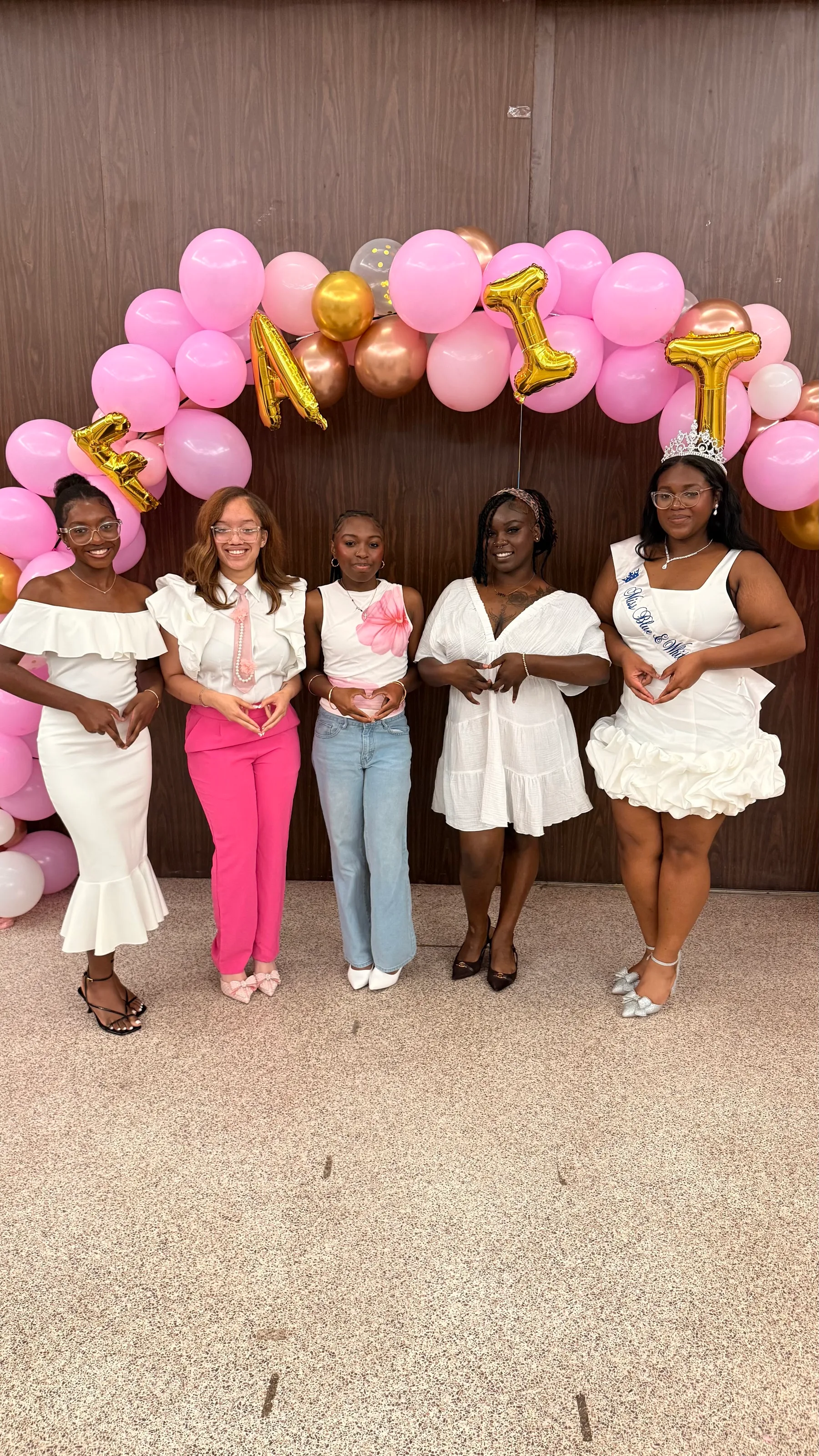 Pretty Girls Who Serve members together during a sisterhood experience